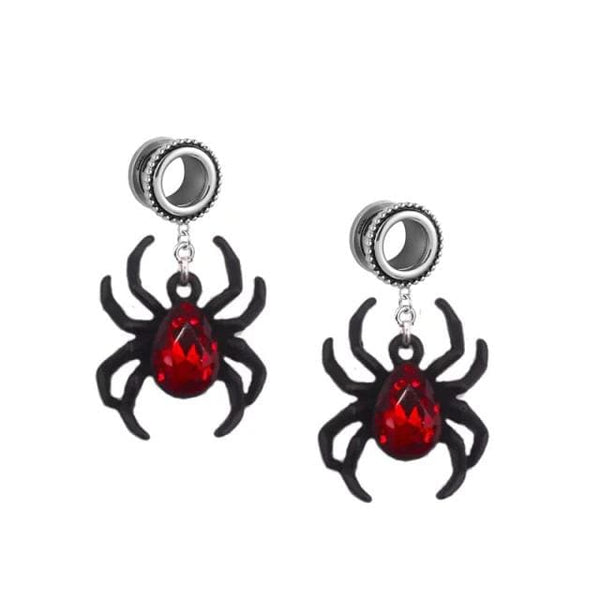 Ominous Stainless Steel Tunnel Earrings