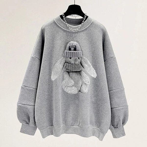 Bunny Haze Loose Sweatshirt