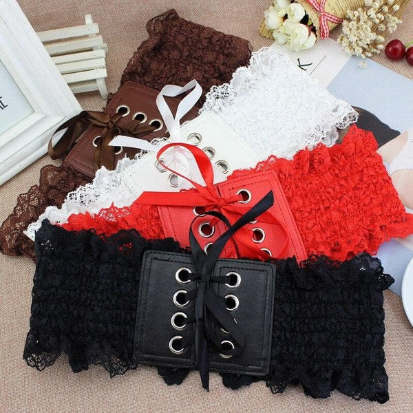 Retro Lace Corset Belt