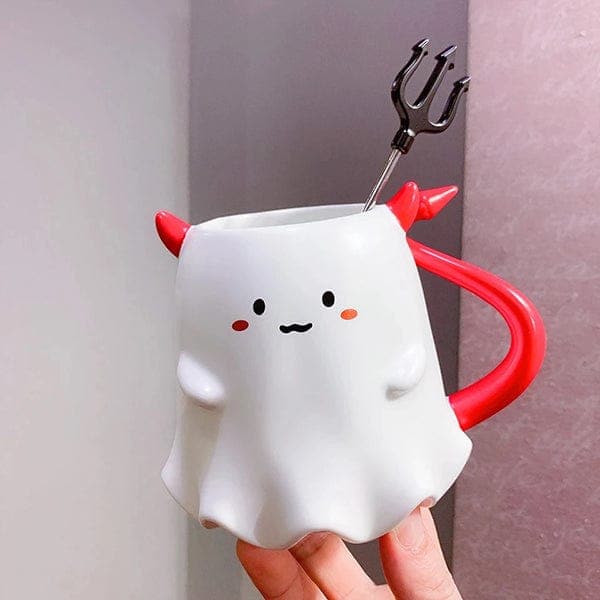 Devil Mug with Spoon