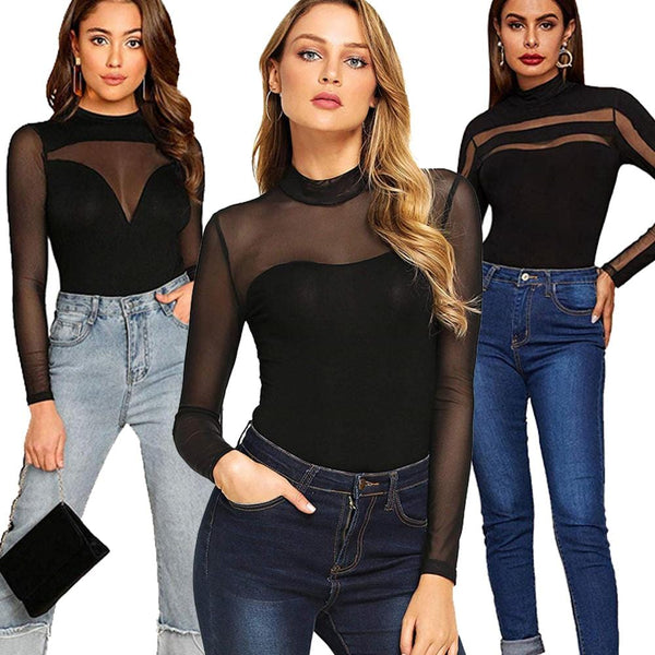 Missguided Black Sexy Bodysuit