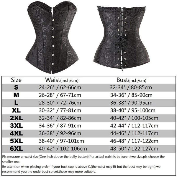 Gothic/Steampunk Steel Boned Waist Trainer Corset 5