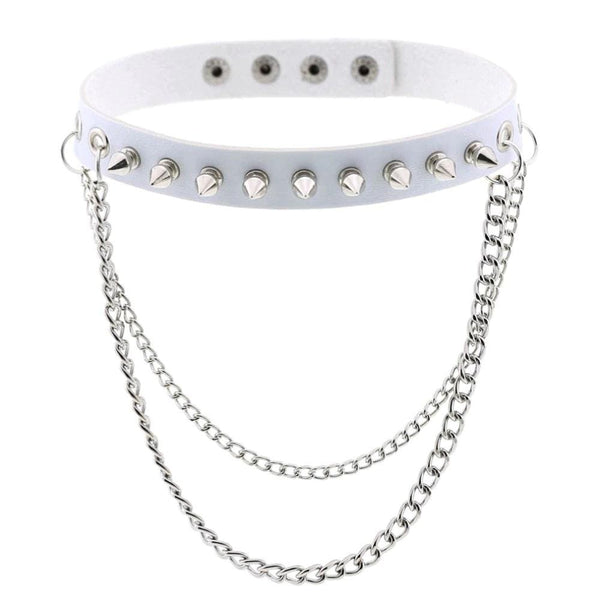 Emo Punk Chained Choker