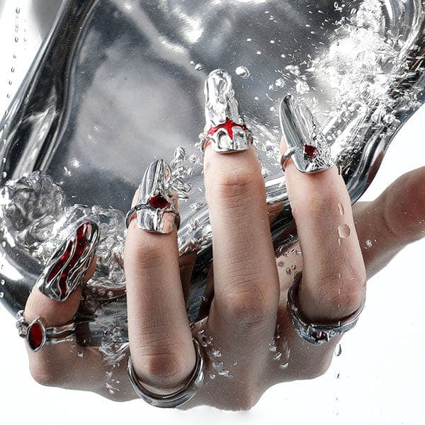 Fashion Armor Nail Ring Set