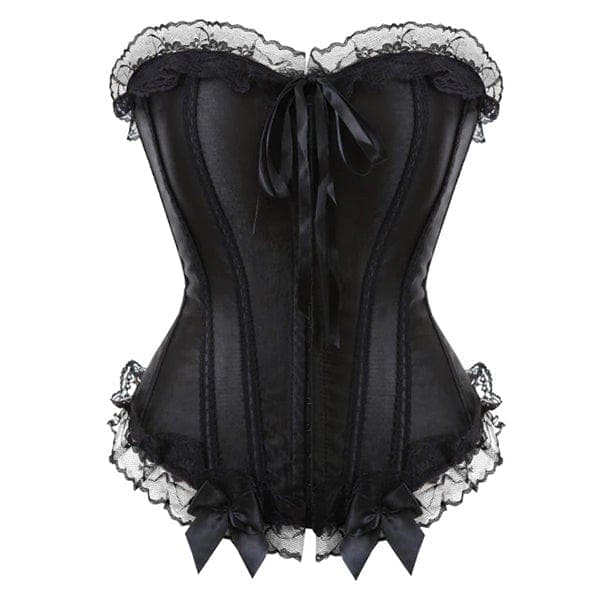 Goth Duchess Satin Overbust Corset