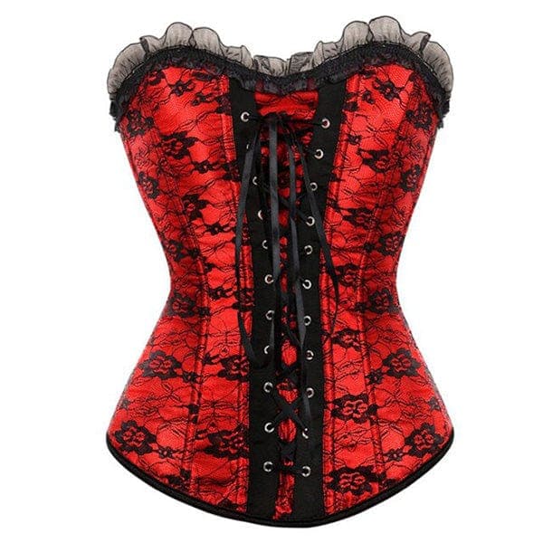 Dark Lace Overbust Corset