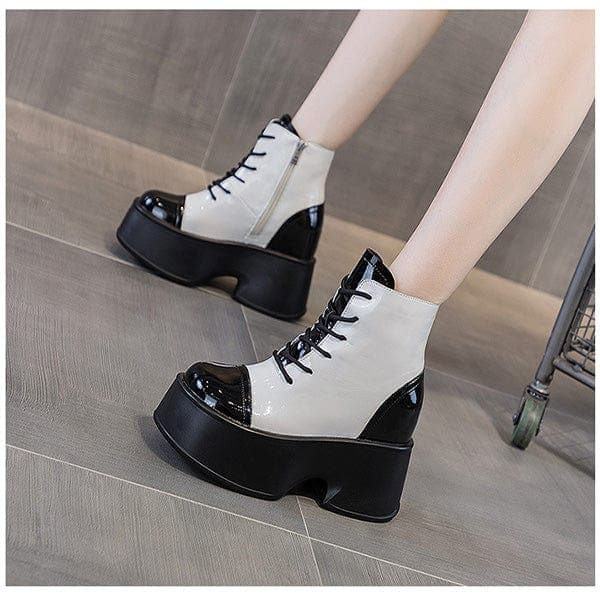 Julie Platform Saddle Shoes