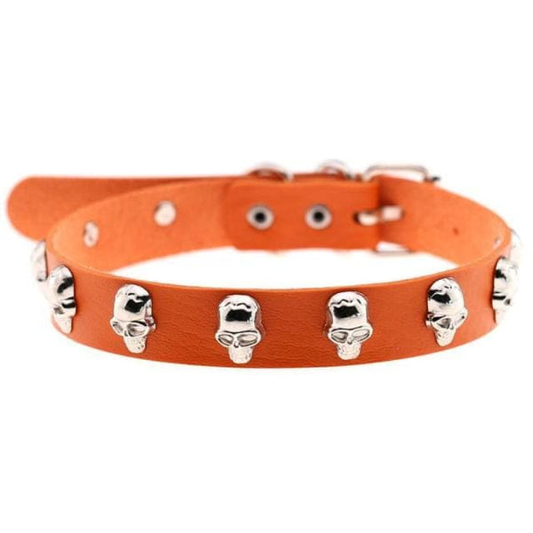 Cursed Skull Choker Necklace