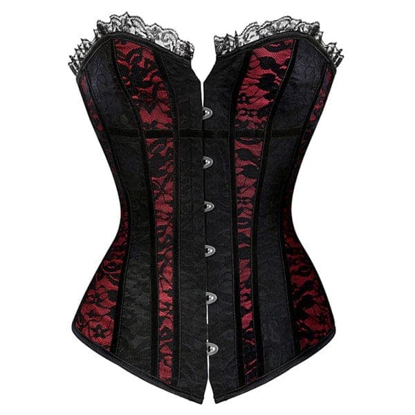 Dark Lace Overbust Corset