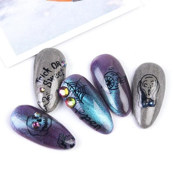 Night Creepers Nail Art Stickers