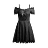 Gothic Spider Web Lace Dress