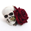 Skull Rose Hair Clip