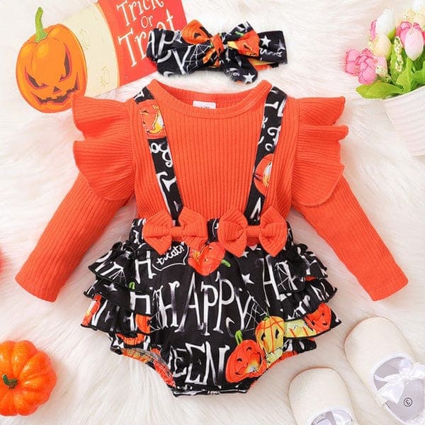 Bootiful Halloween Baby Romper