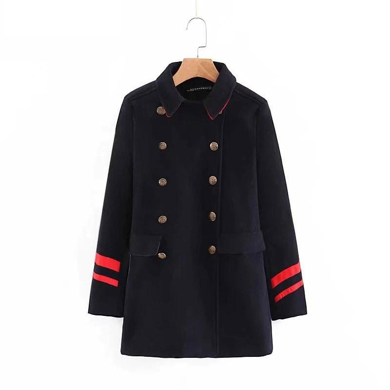 Female Milita Fashion Coat