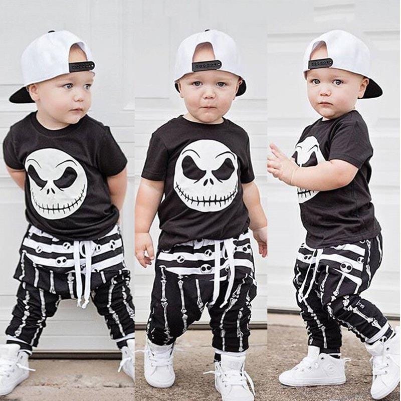 Ghost Skull Baby Outfit