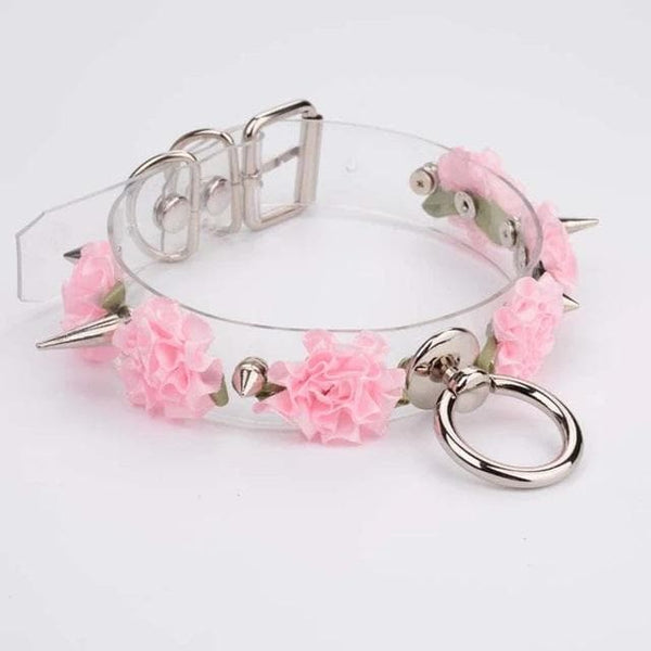 Kawaii Flower And Spike Choker