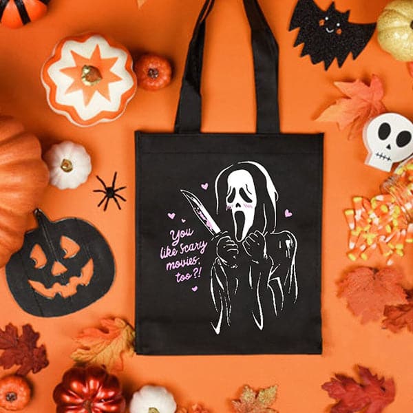 Scream Killer Black Tote Bag