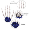 Floral Skeleton Hand Hair Clip/Brooch