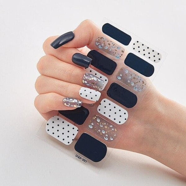 Goth Minimalist Nail Art Stickers