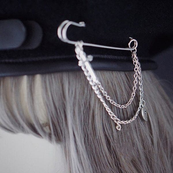 Harlene Leather Buckle Beret Hat