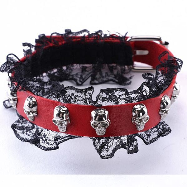 Lustful Skull Choker Necklace