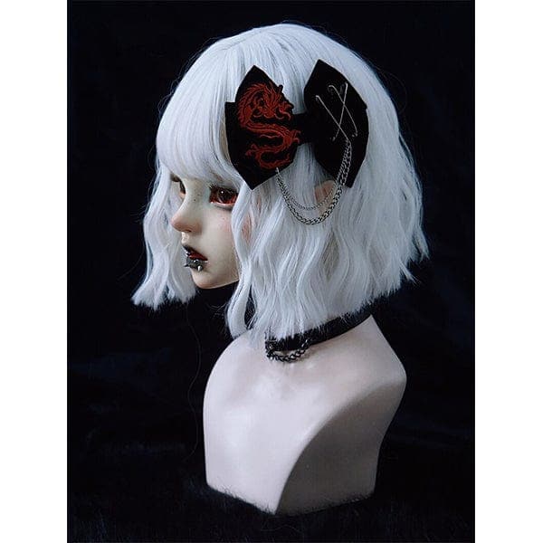 Anime-Goth Bowtie Hair Clip