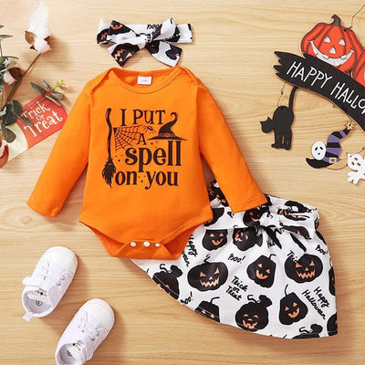 Spell On You Halloween Baby Outfit