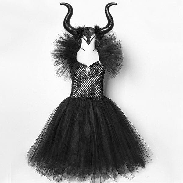 Black Evil Tutu Dress