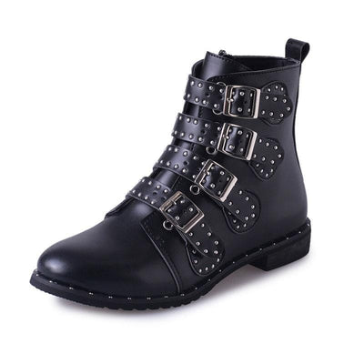 Gothic Buckle Boots
