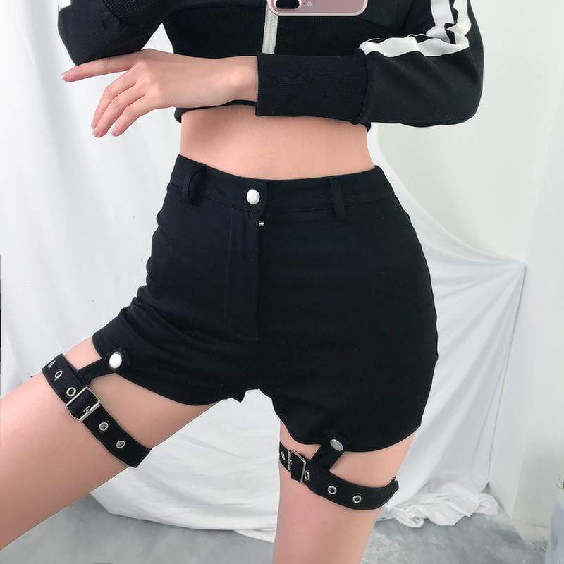 Fine Rebel Shorts - Gothic Babe Co