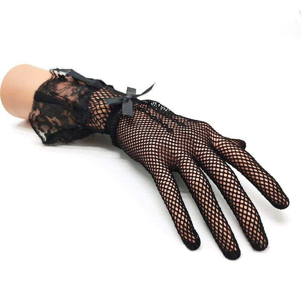 Mesh Gothic Sweet Gloves