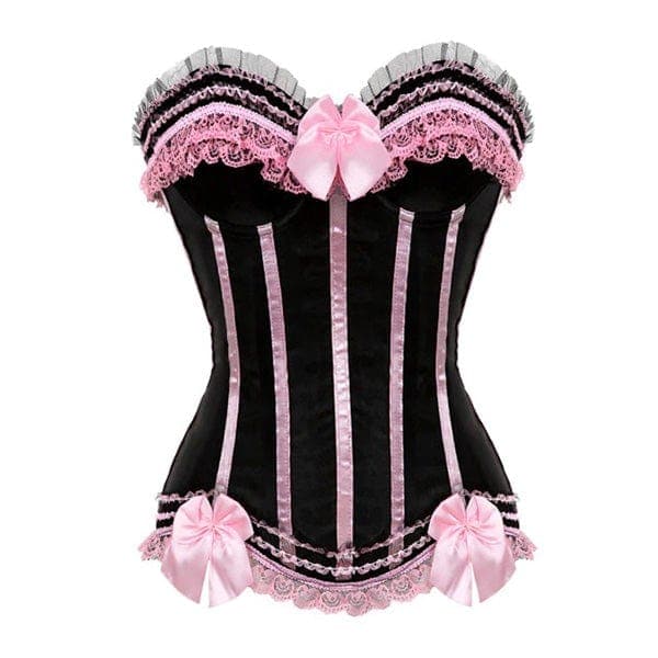 Goth Duchess Satin Overbust Corset