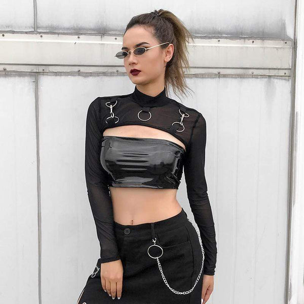 Remorse Assylum Crop Top