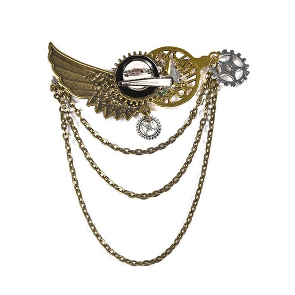 Steampunk Wings Hair Clip