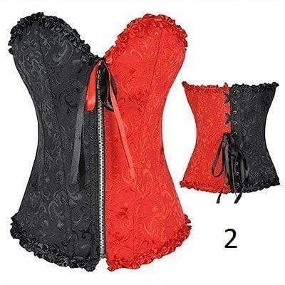 Plastic Boned Gothic Waist Trainer Corsets