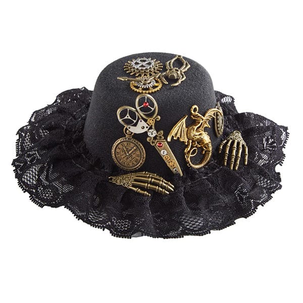 Dragon Lace Mini Top Hat