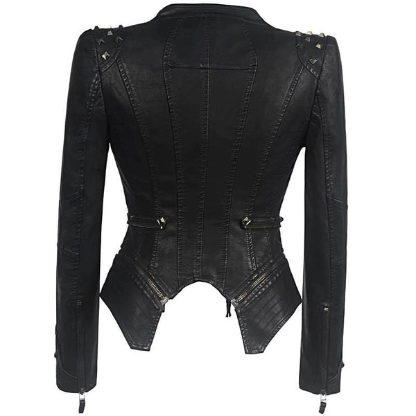 Jean Rider Faux Leather Jacket