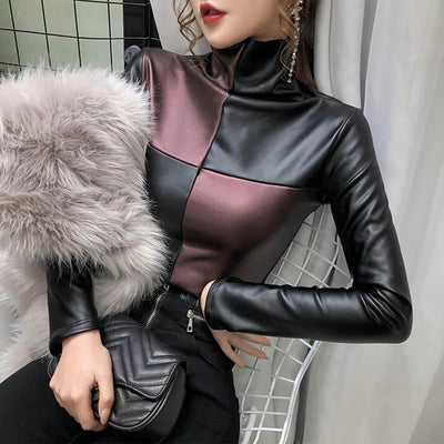 Winter Gothic Leather Shirt