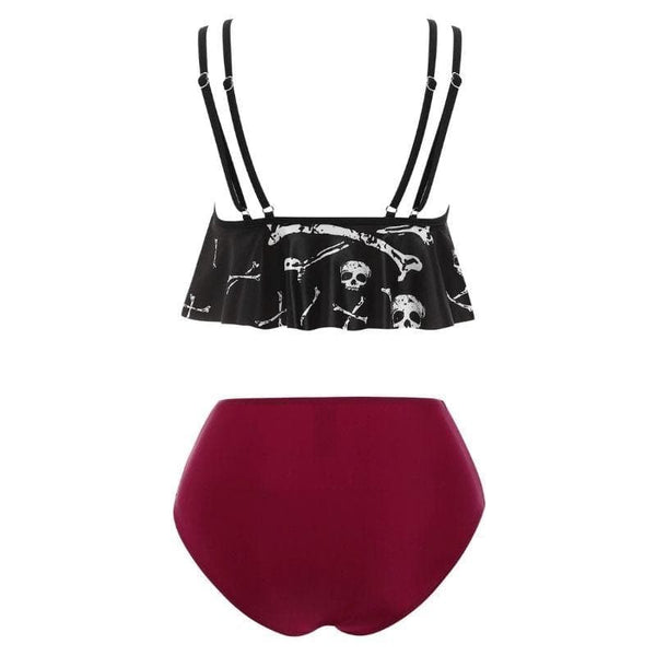 Summerskull Tankini Set Gothic Swimwear Gothic Babe Co