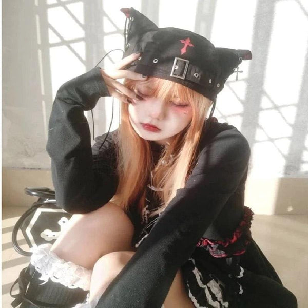 Twisted Illusions Harajuku Beret Hat