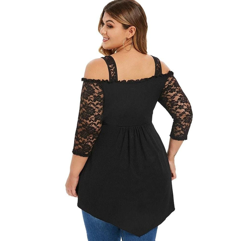 Western Gothic Off Shoulder Shirt