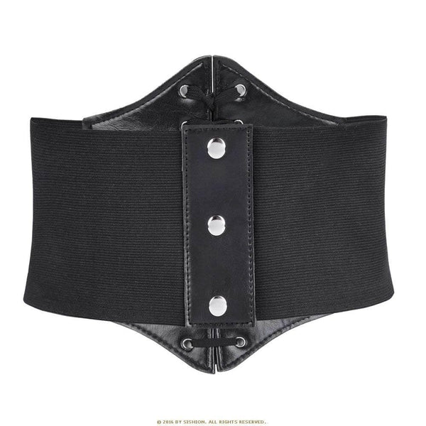 Brutal Bloom Black Corset Belt