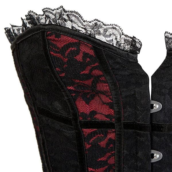 Dark Lace Overbust Corset