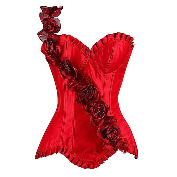 Floral Sweetheart Overbust Corset