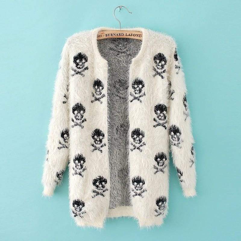 Elegant Skull Punk Coat