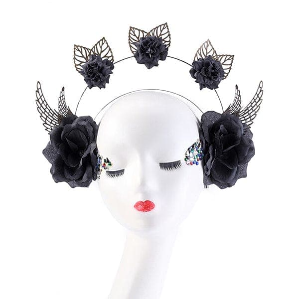 Gothic Floral Goddess Halo