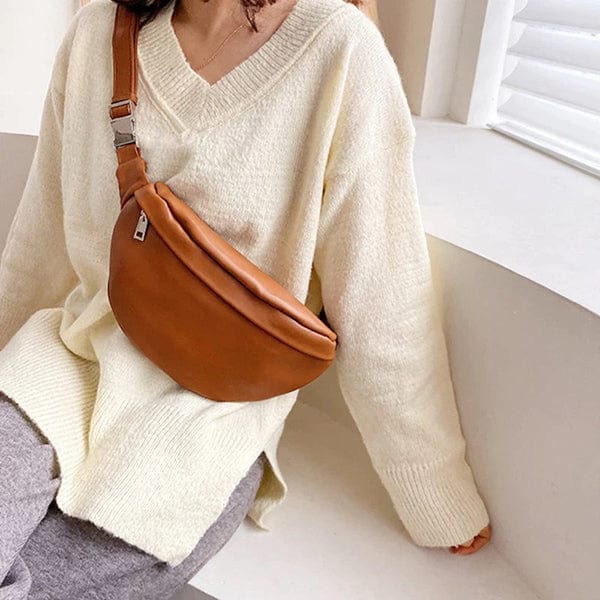 Minimalist Leather Bum Bag