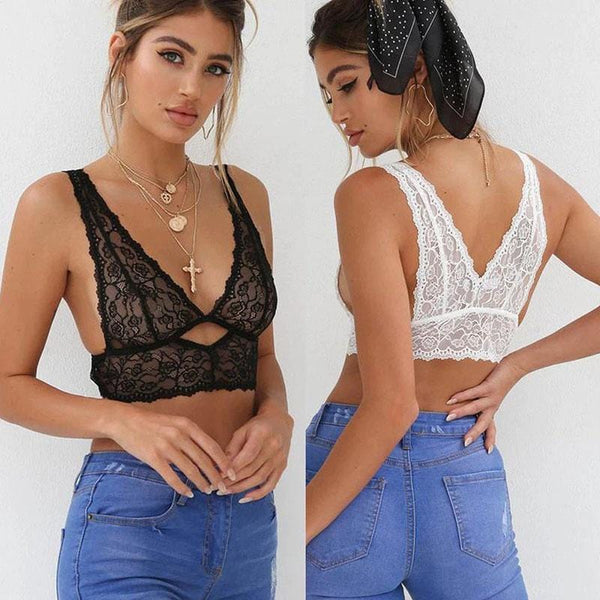 Vivian Floral Lace Bra