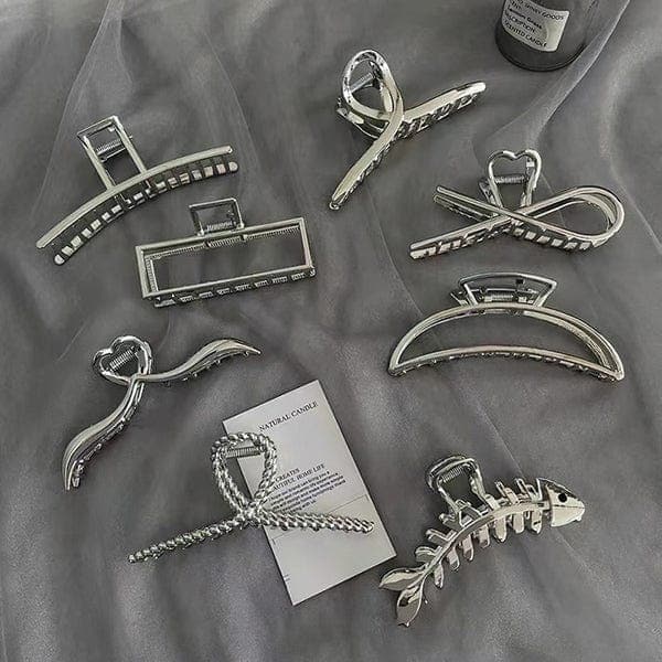 Punk Metal Hair Claw Clip