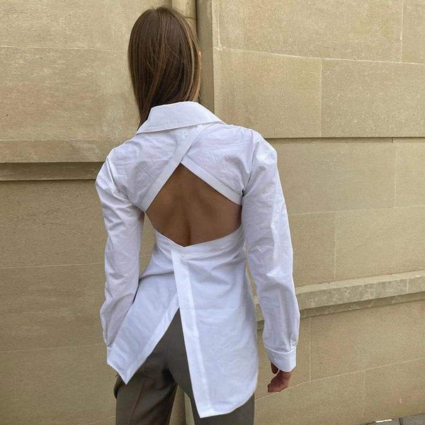 Peekaboo Sexy Back Blouse